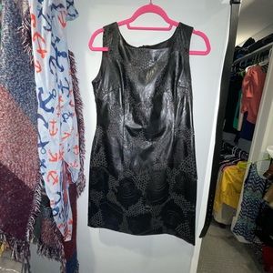 John Paul Ataker Women’s Size 44 (8) - Leather Dress - Short in length & sleeves